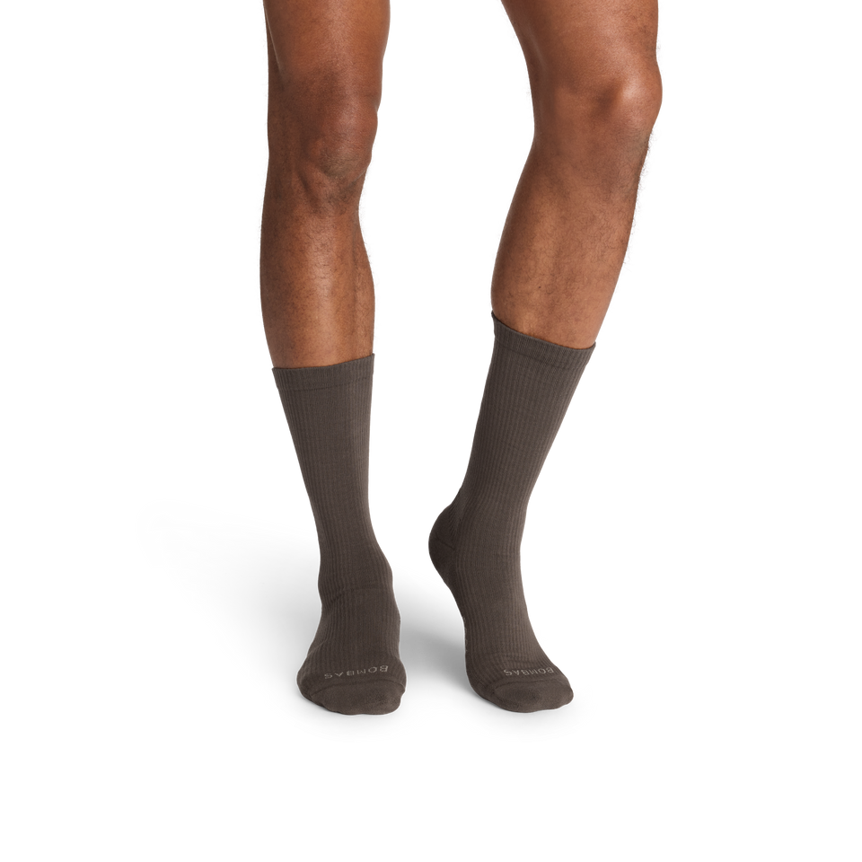 Modern Rib Calf Socks - slate olive MO1 [10034]