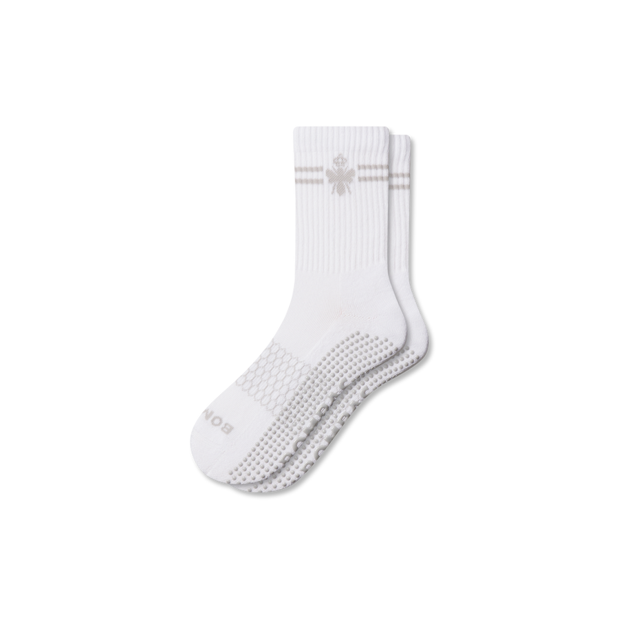 Men's Gripper Half Calf Socks - Soft Office Step