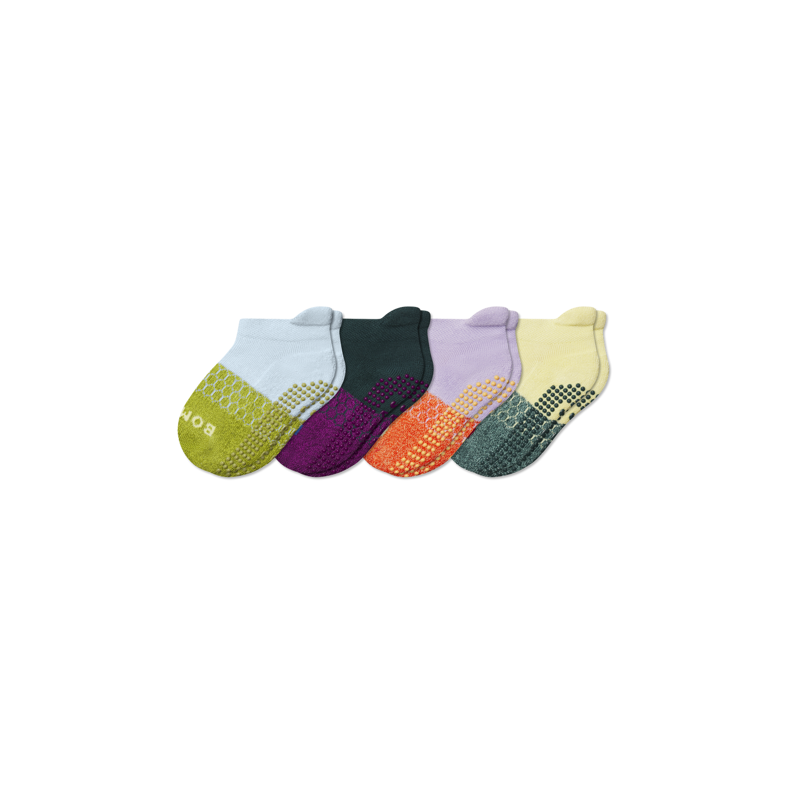 Toddler Gripper Ankle Socks - Glacier Yellow Mix L [10290]