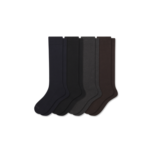 Dress Knee High Socks - Multi Mix L [10306]