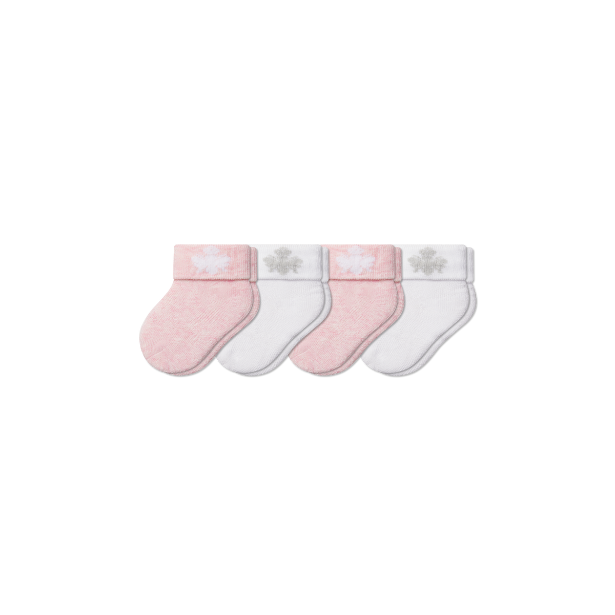 Baby Sock 4-Pack (0-6 Months) - pink mix L [10309]