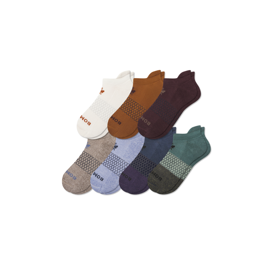 Men's Week of Bombas Ankle Sock 7-Pack - Outdoor Ankle Pair