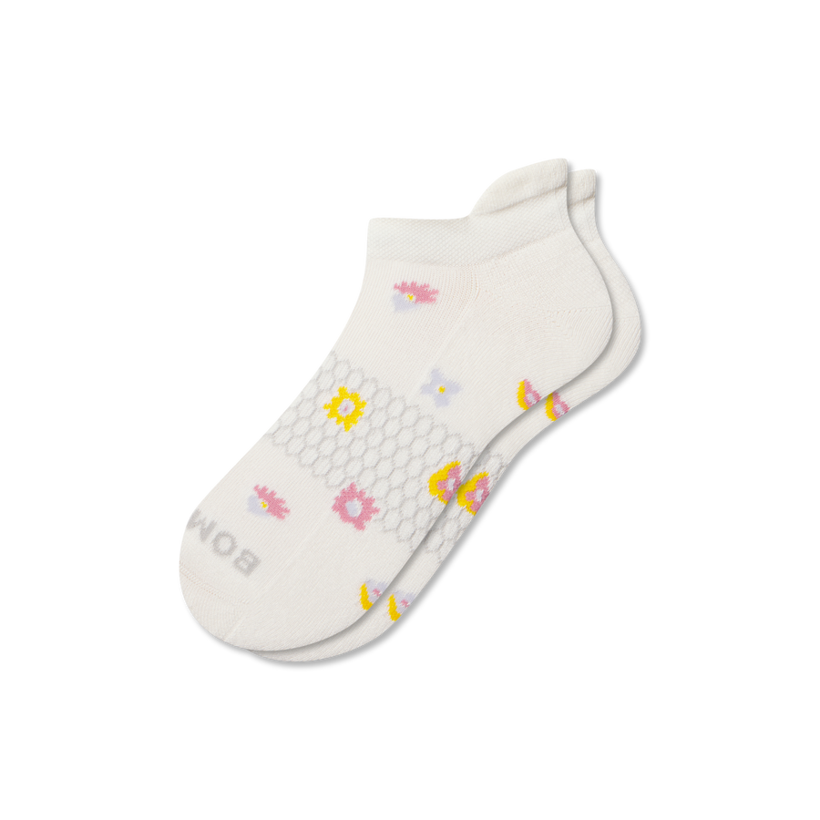 Women's Garden Party Ankle Socks - Active School Cushion