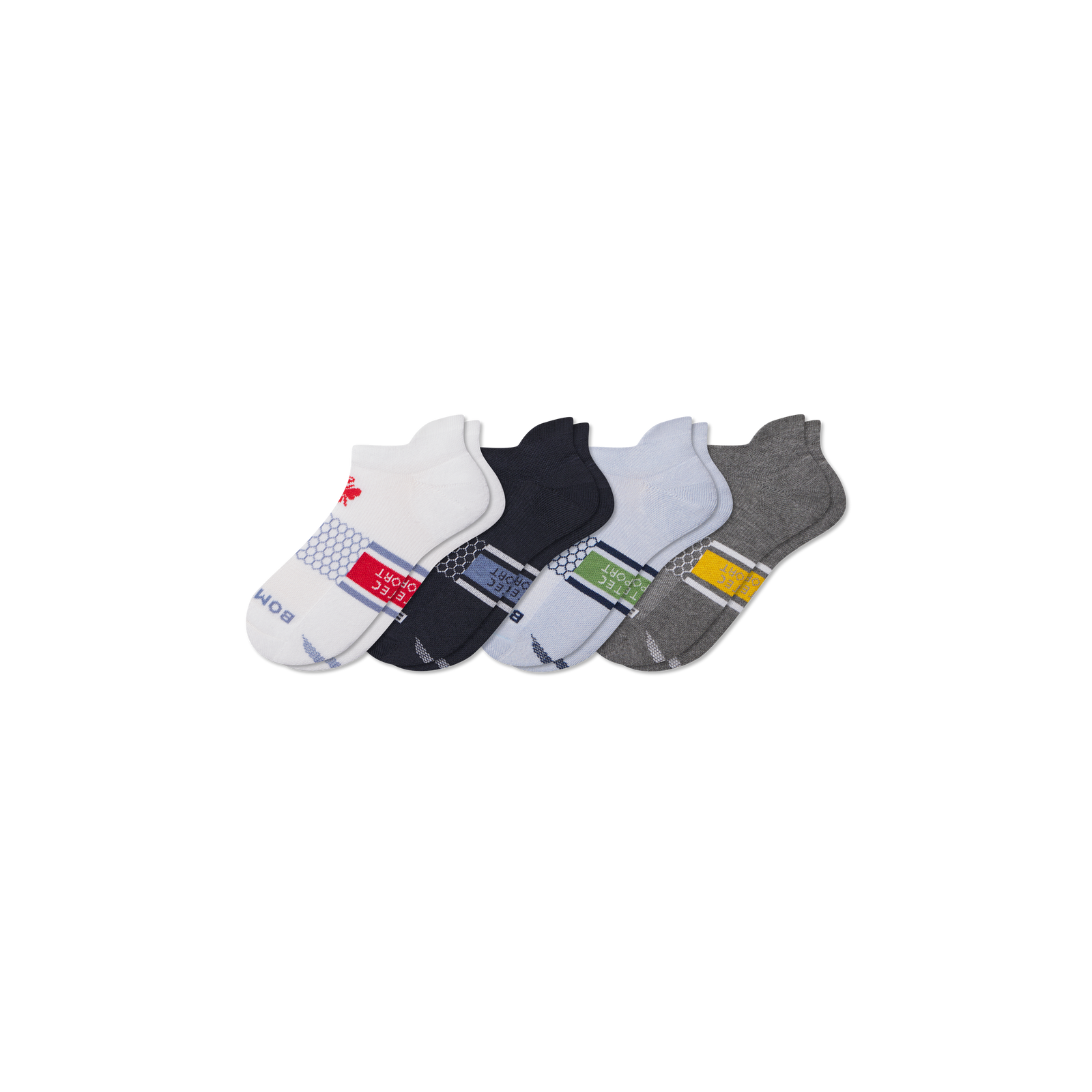 All-Purpose Performance Ankle Socks - crimson navy mix L [10576]