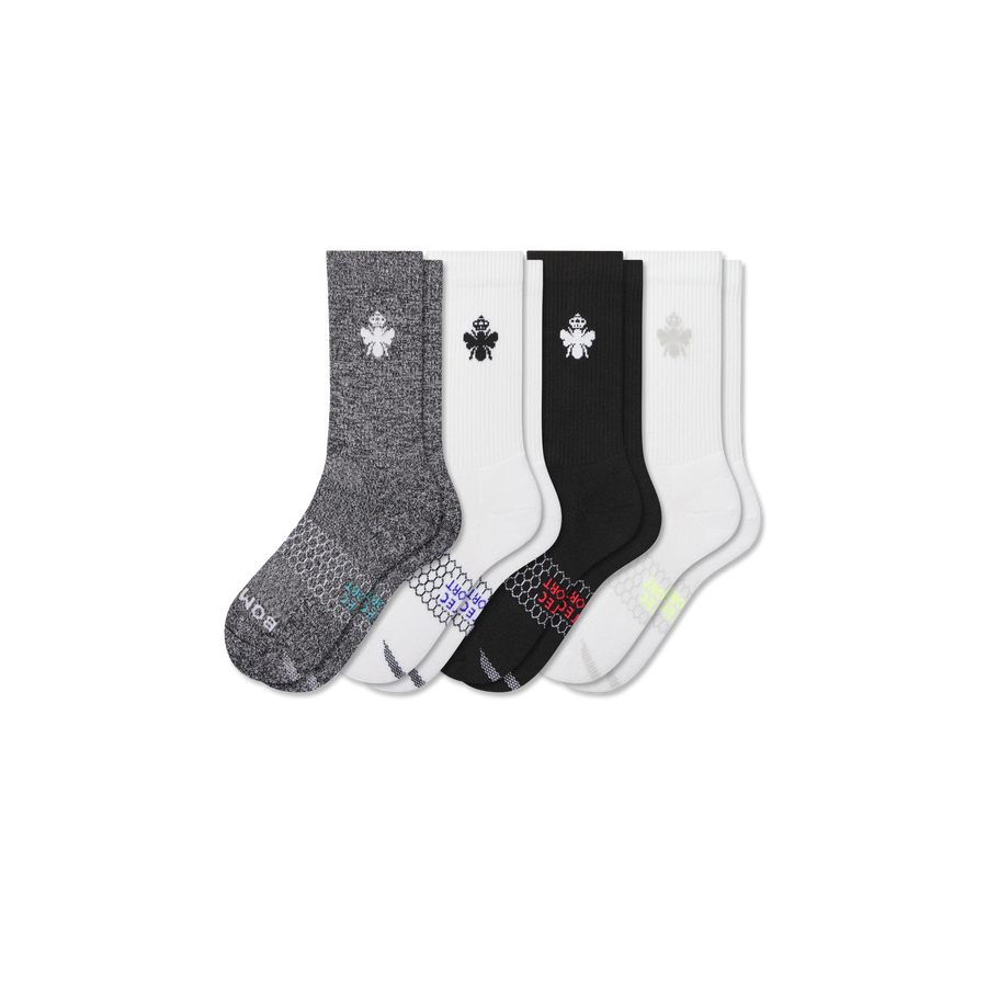 Youth All Sport Calf Sock 4-Pack - Soft Recovery Comfort