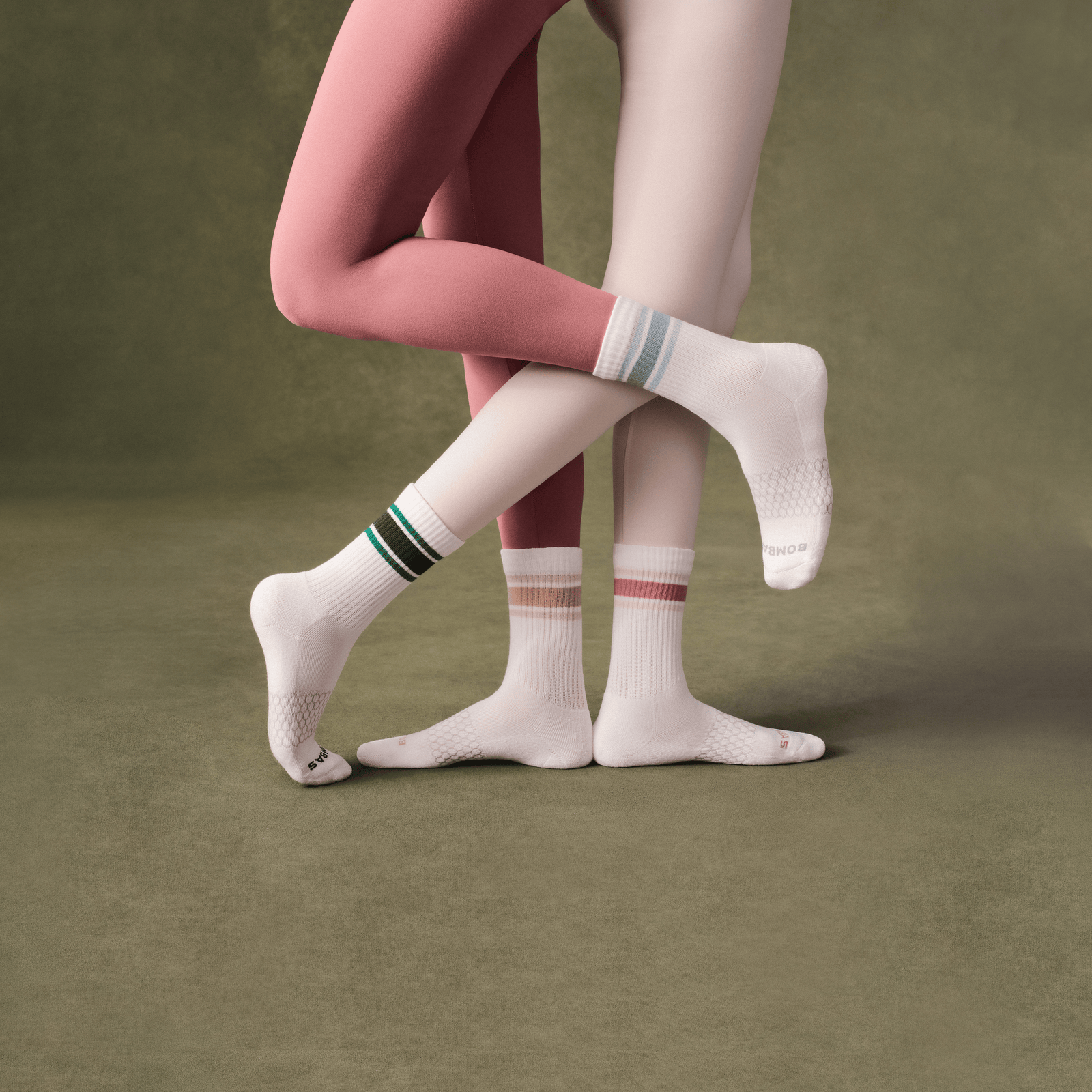 Vintage_Stripes Calf - Dusty_Mauve [10744]