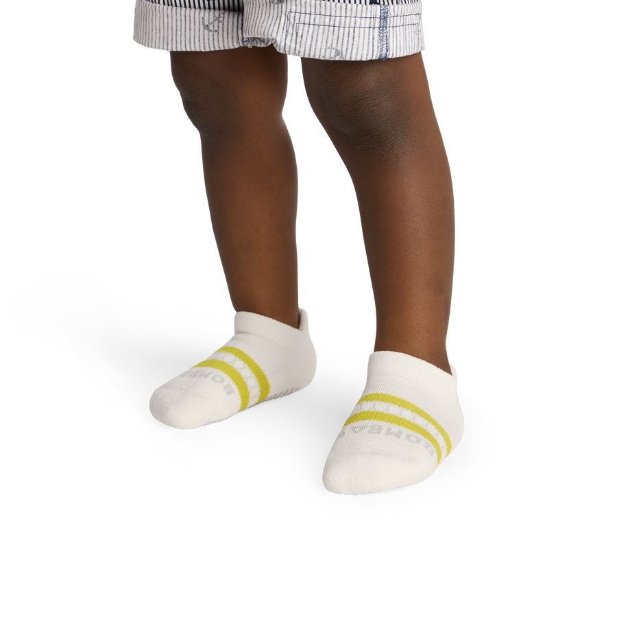 Toddler Solids Gripper Ankle Sock 4-Pack - Trail Court Step