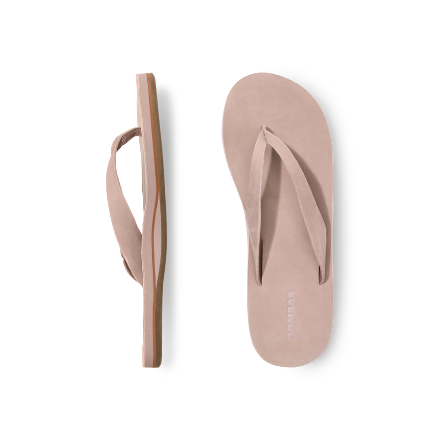 Women's Sunrise Leather Flip Flop - Morning Slip