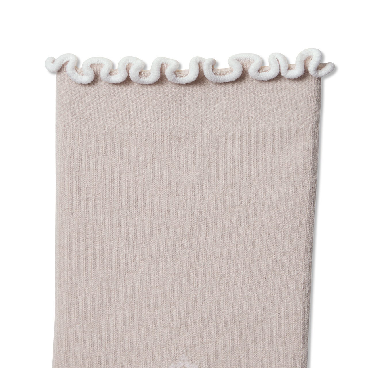 Ruffle Athletic Half Calf Socks - birchwood Detail [10942]