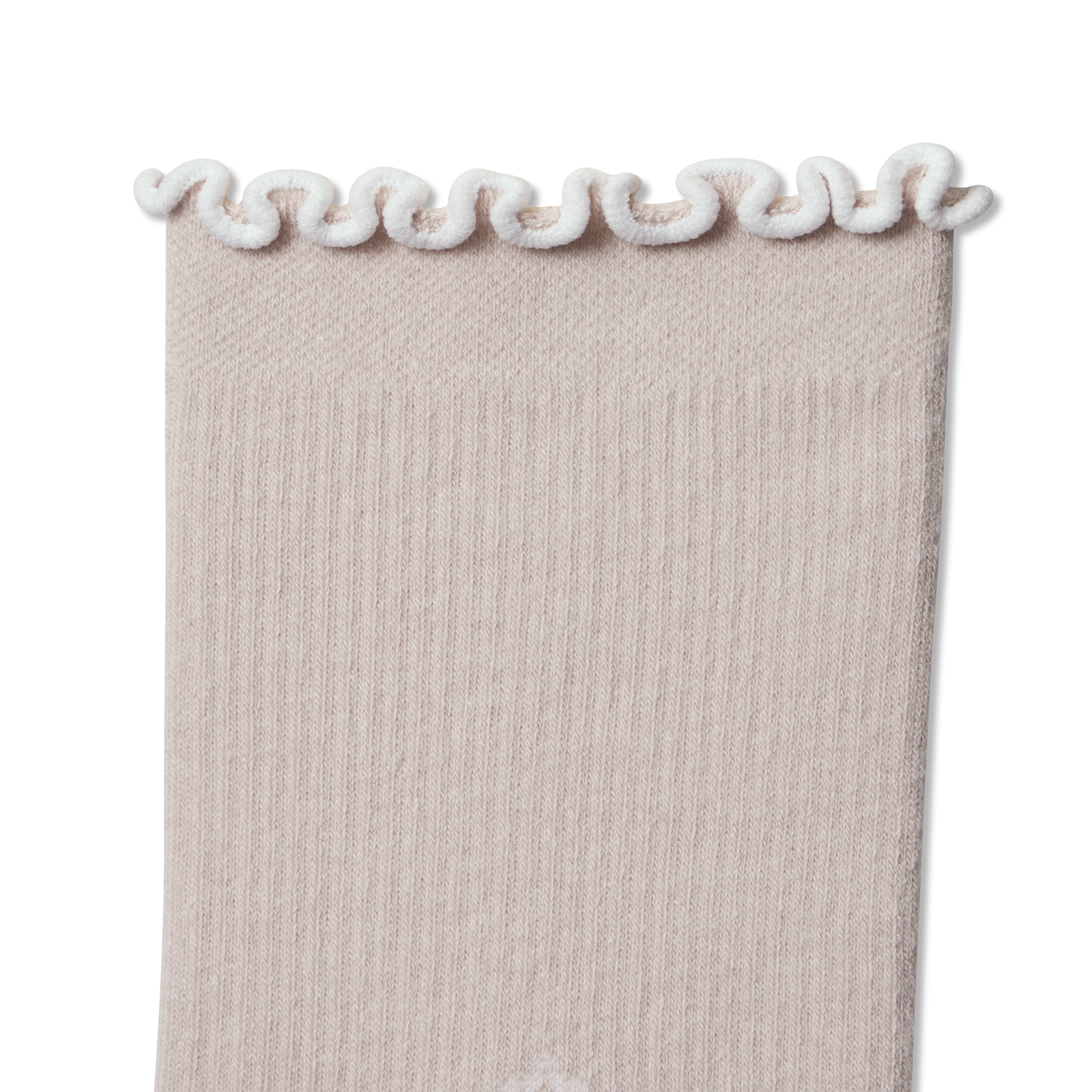 Ruffle Athletic Half Calf Socks - birchwood Detail [10942]