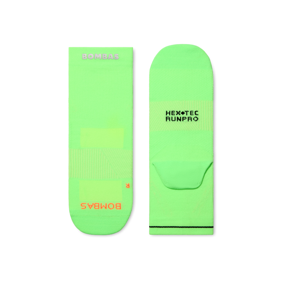 Run Pro Quarter Socks - neon lime L2 [11061]