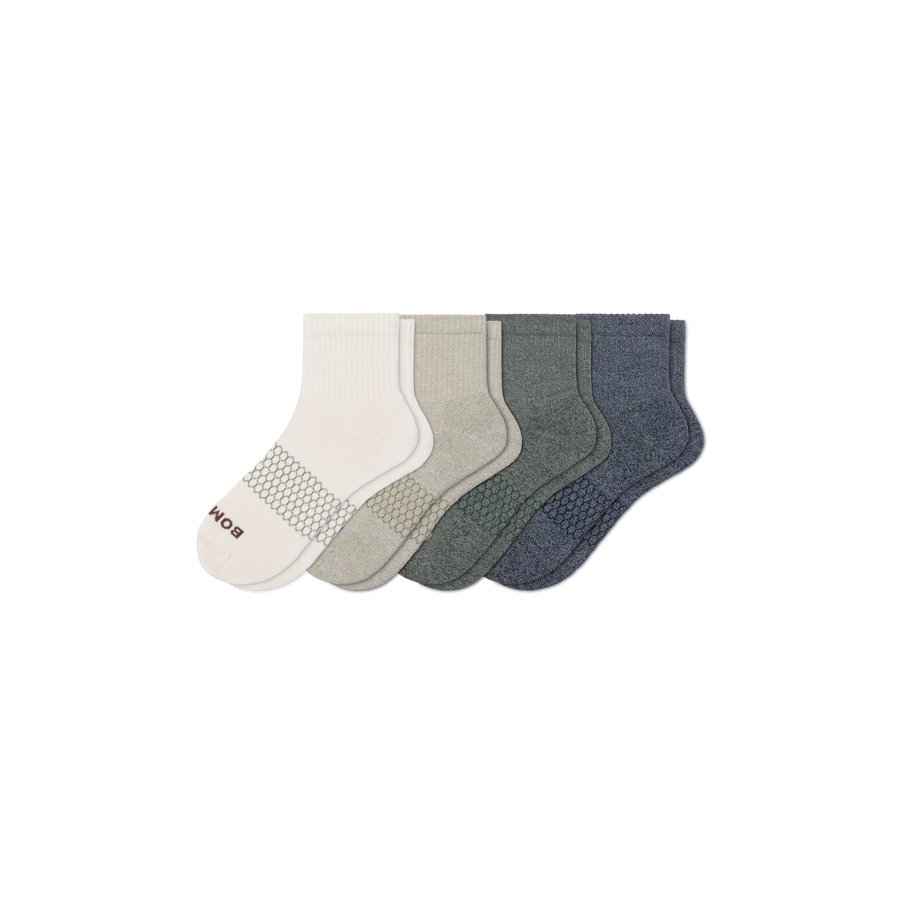 Men's Quarter Sock 4-Pack - Outdoor School Fit