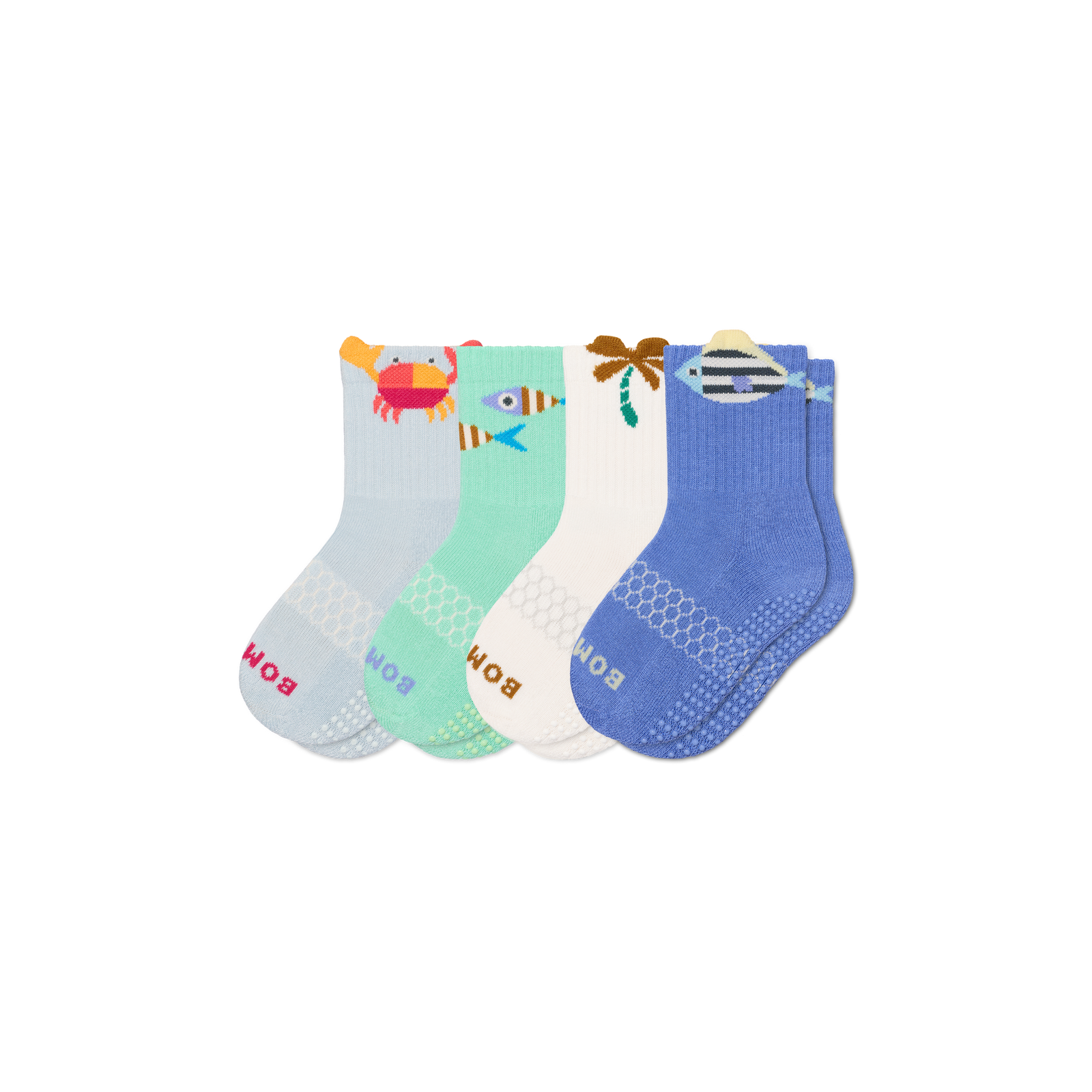 Junior Gripper Calf Socks - Tropical Mix L [11201]