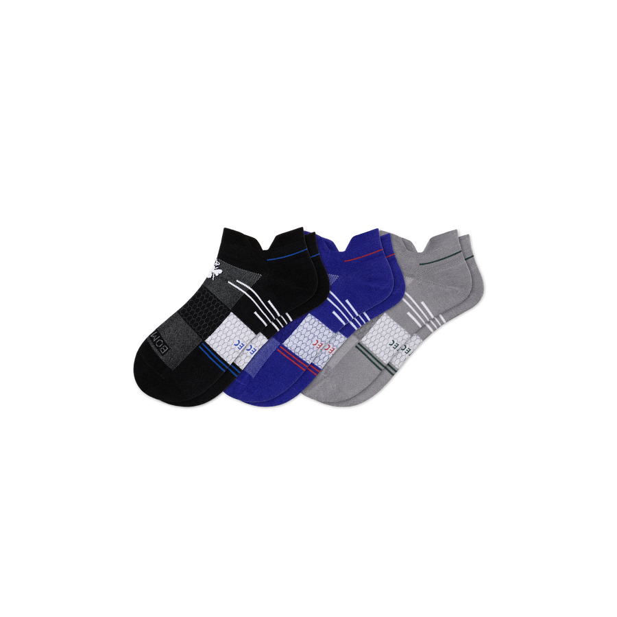 Men's UltraLite Sport Ankle Sock 3-Pack - Cozy Court Support