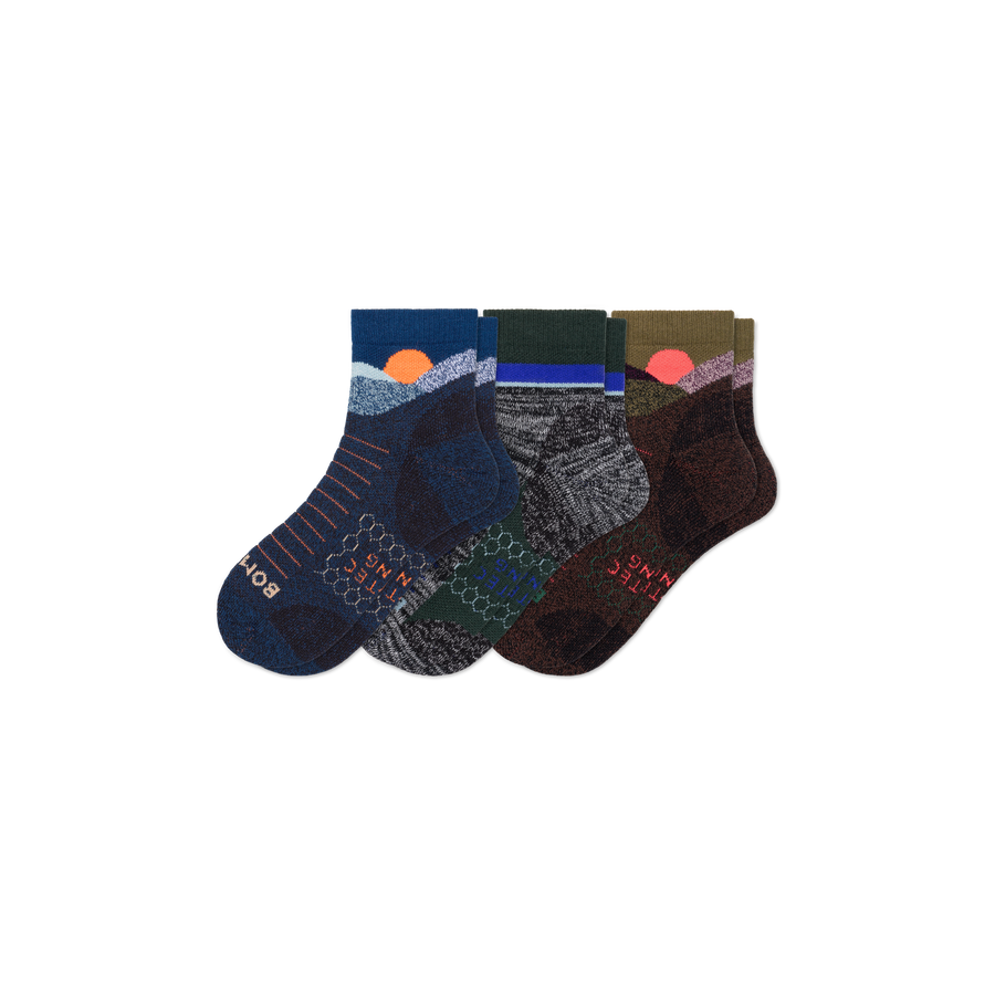 Women's Hiking Quarter Sock 3-Pack - Studio Everyday Pair