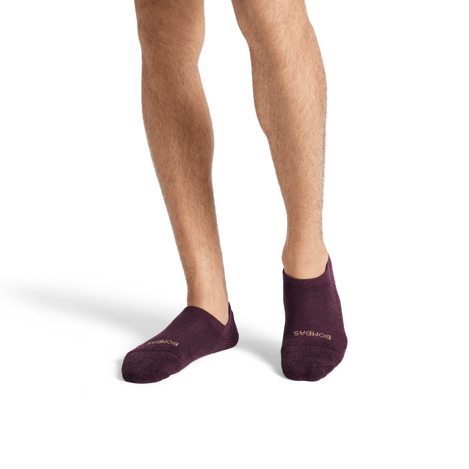 Cushioned No Show Socks - Black / Plum Night MO1 [3024]