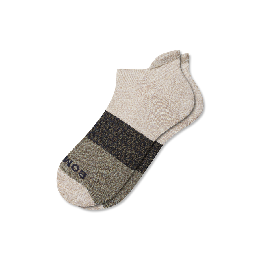 Men's Tri-Block Ankle Sock - Breathable Recovery Cushion