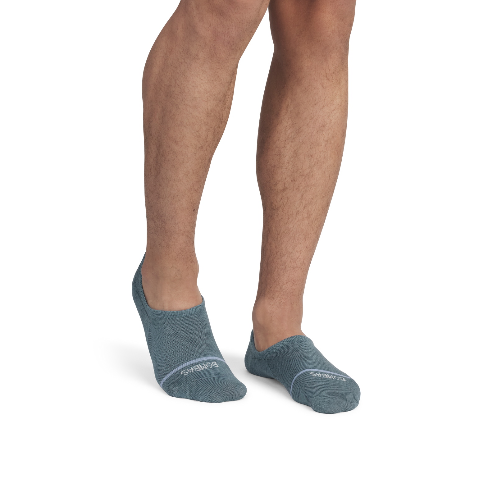 Lightweight Merino Wool Blend No Show Socks - Grey Surf MO1 [3707]