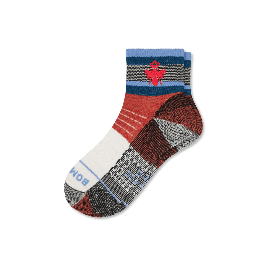 Cotopaxi x Bombas Merino Wool Blend Hiking Quarter Socks - Trail Office Move
