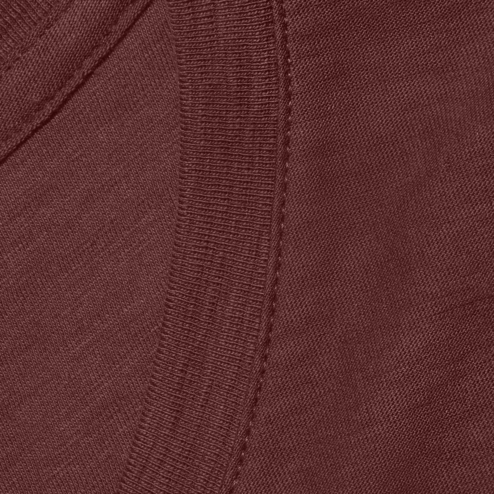 Women's Air Slub Crew Neck T-Shirt - Dark Cocoa Detail [5583]