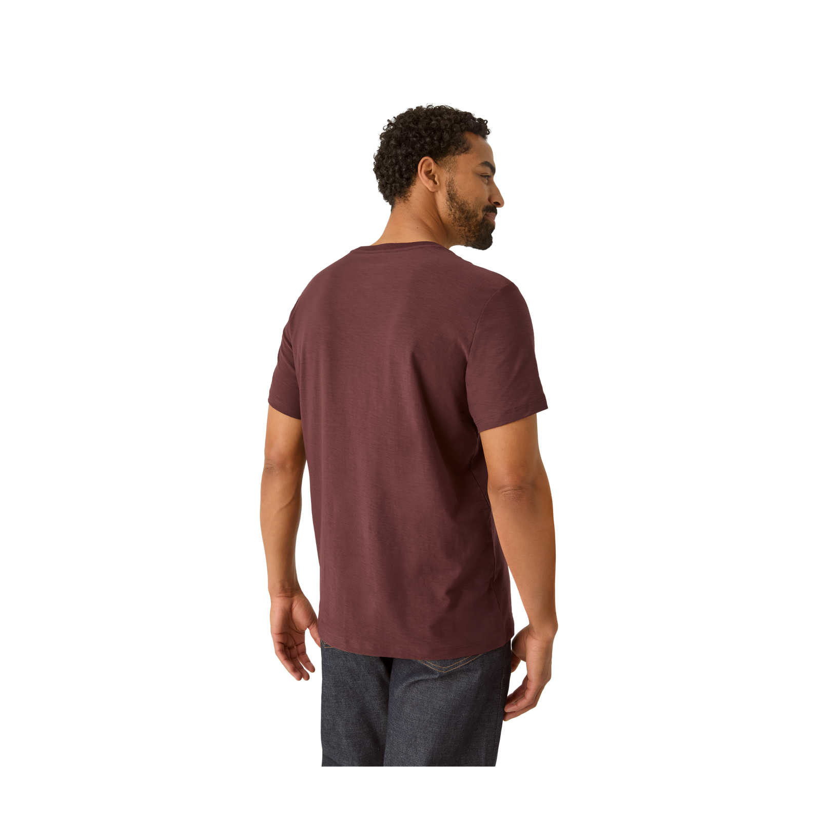 Air Slub Crew Neck T-Shirt - Dark Cocoa MO3 [5593]