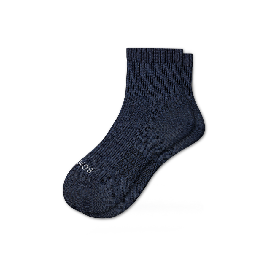 Men's Modern Rib Quarter Socks - Soft Cushion