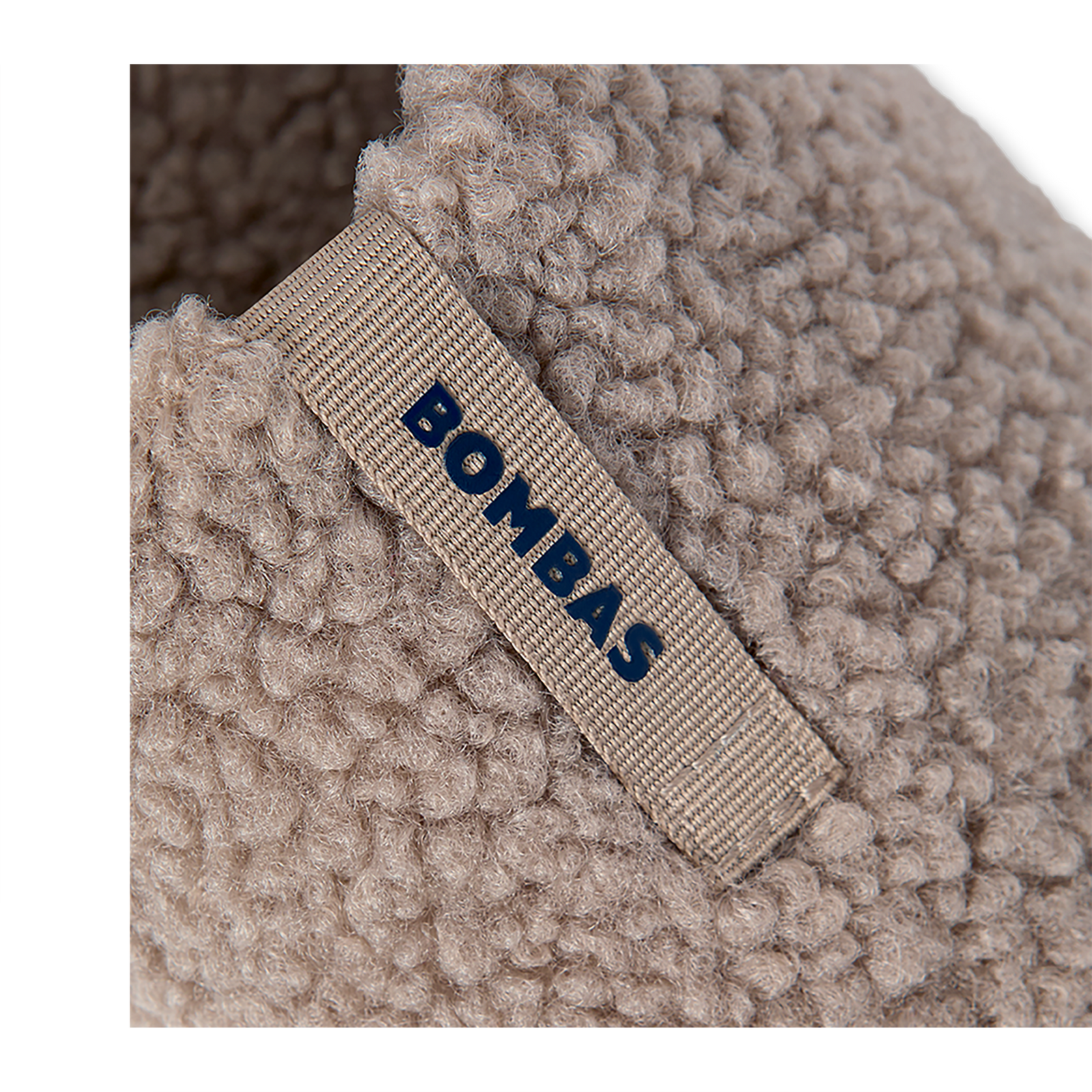 Sunday Slipper - Natural Taupe / Navy Detail [6075]