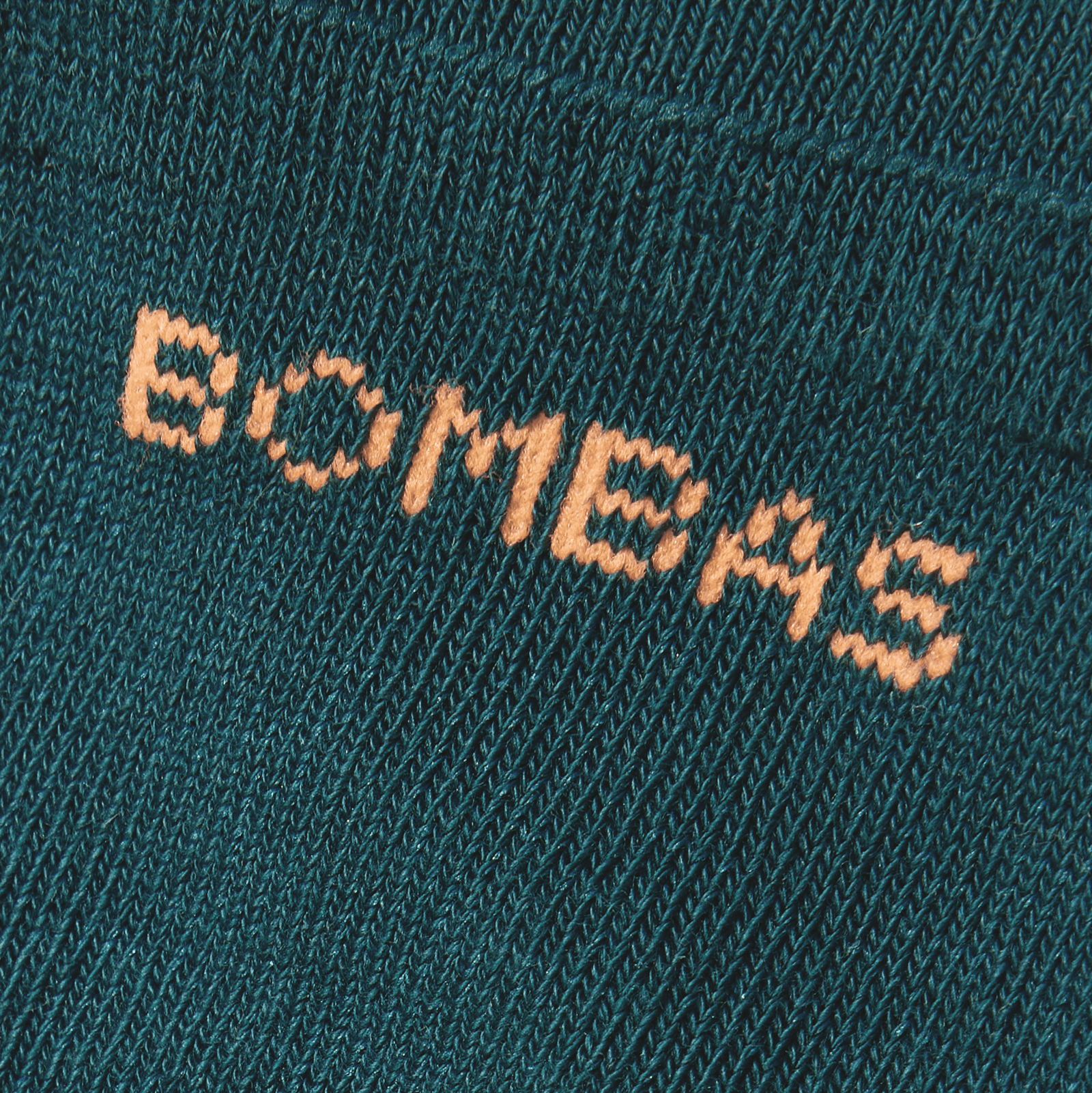 Men's Cushioned No Show Sock Midnight Teal Detail