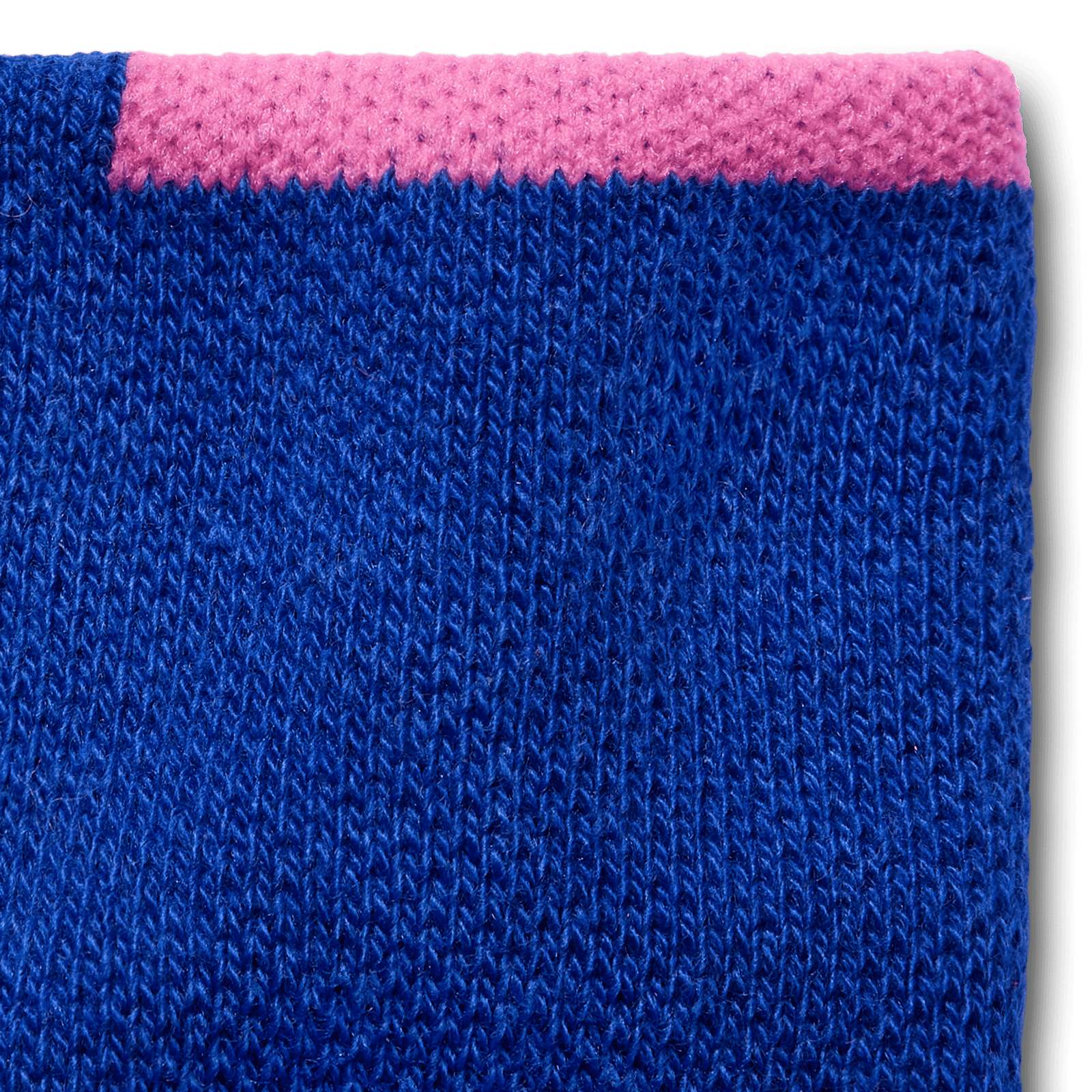 Youth All-Purpose Performance Knee High Sock Neon Cobalt Detail