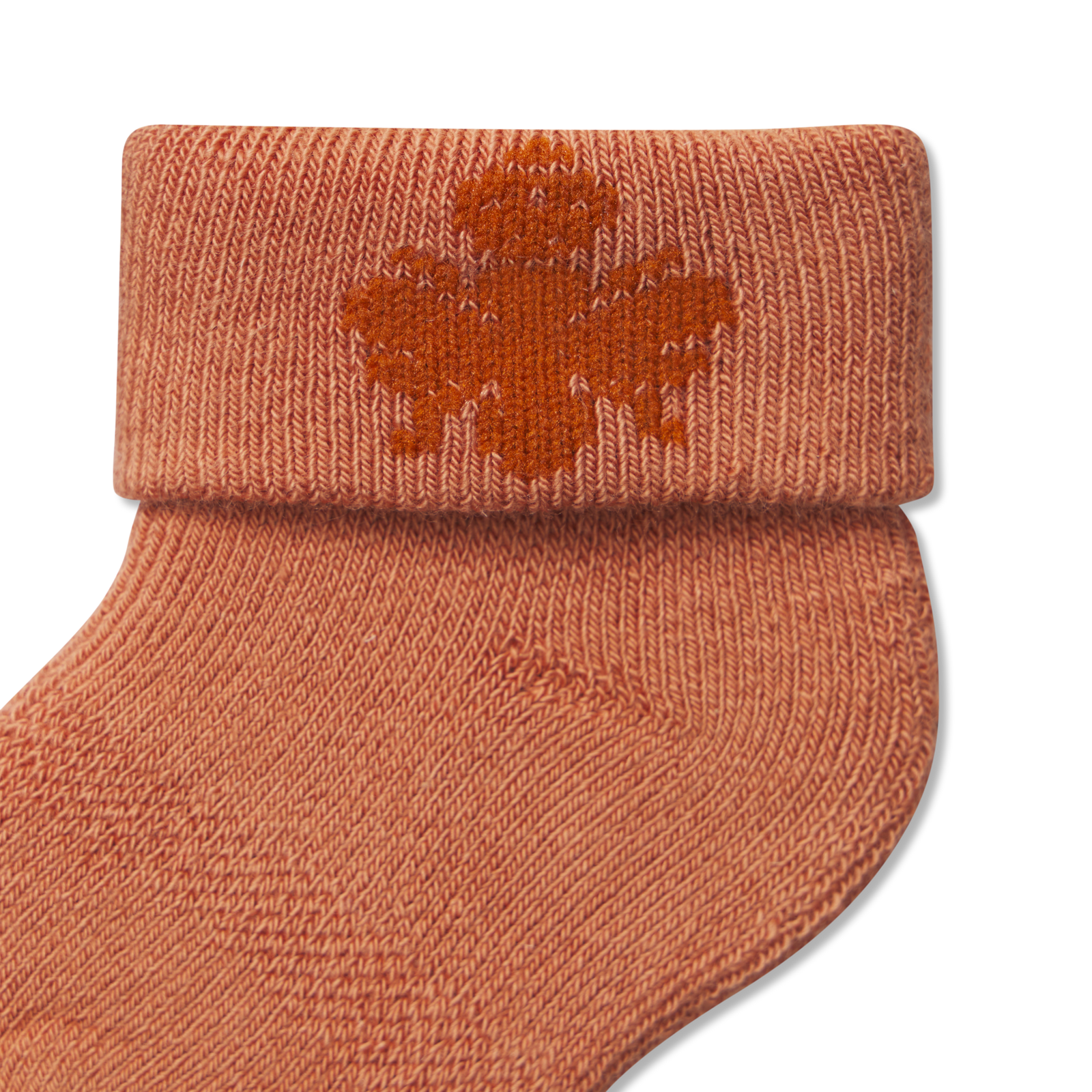 Baby Socks (0-6 Months) - adobe rich copper Detail [6574]