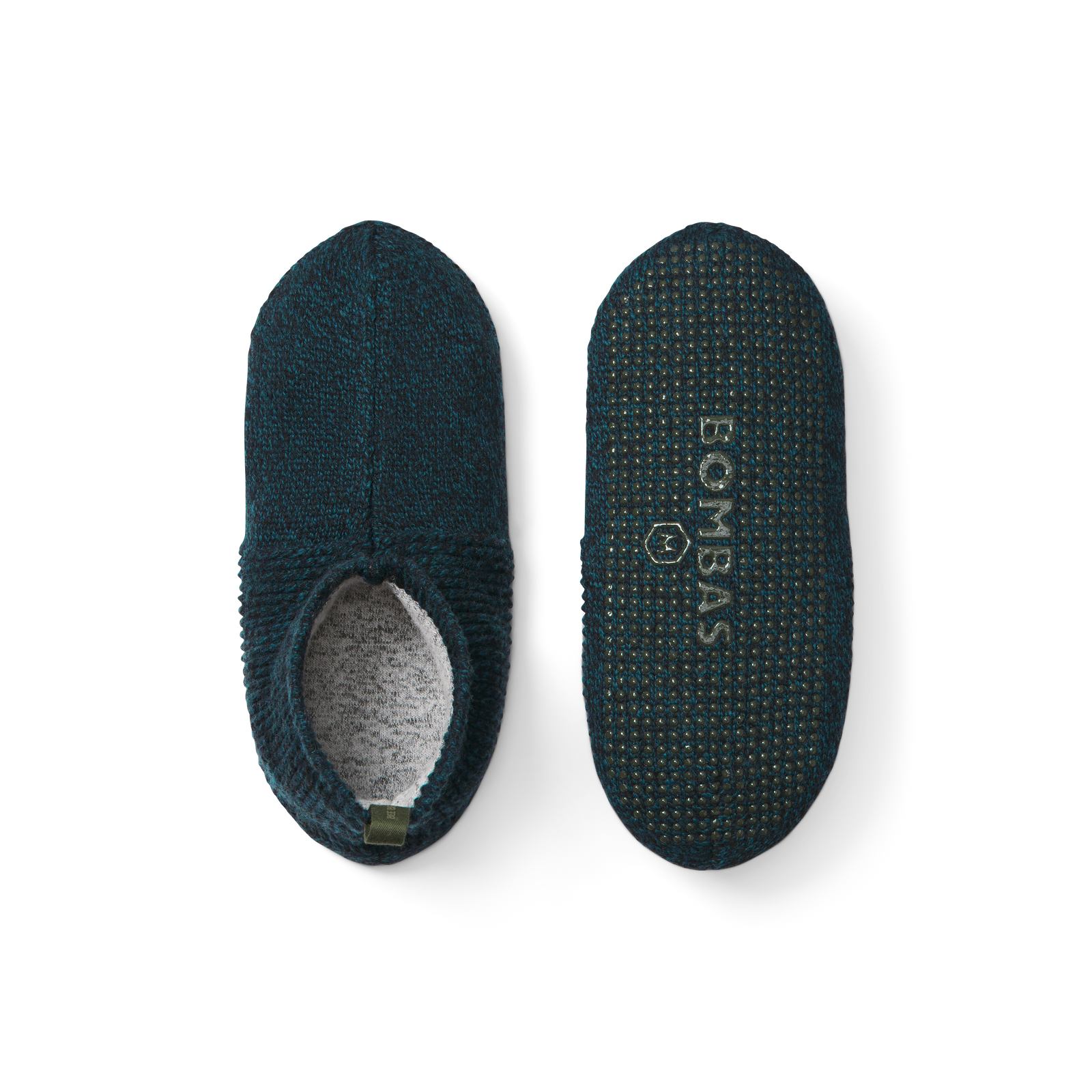 Adult Gripper Slipper - Teal Pine L [6717]