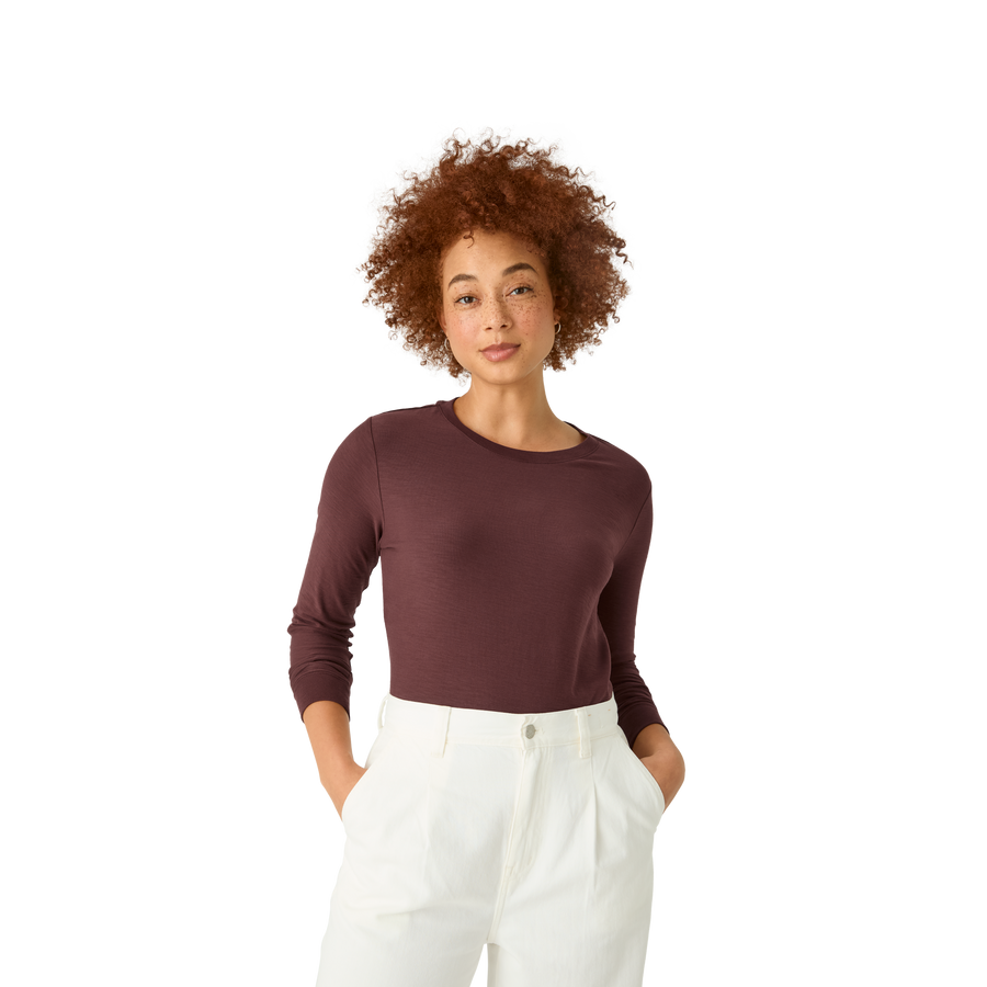 Women's Air Slub Long Sleeve T-Shirt - Recovery Race Fit