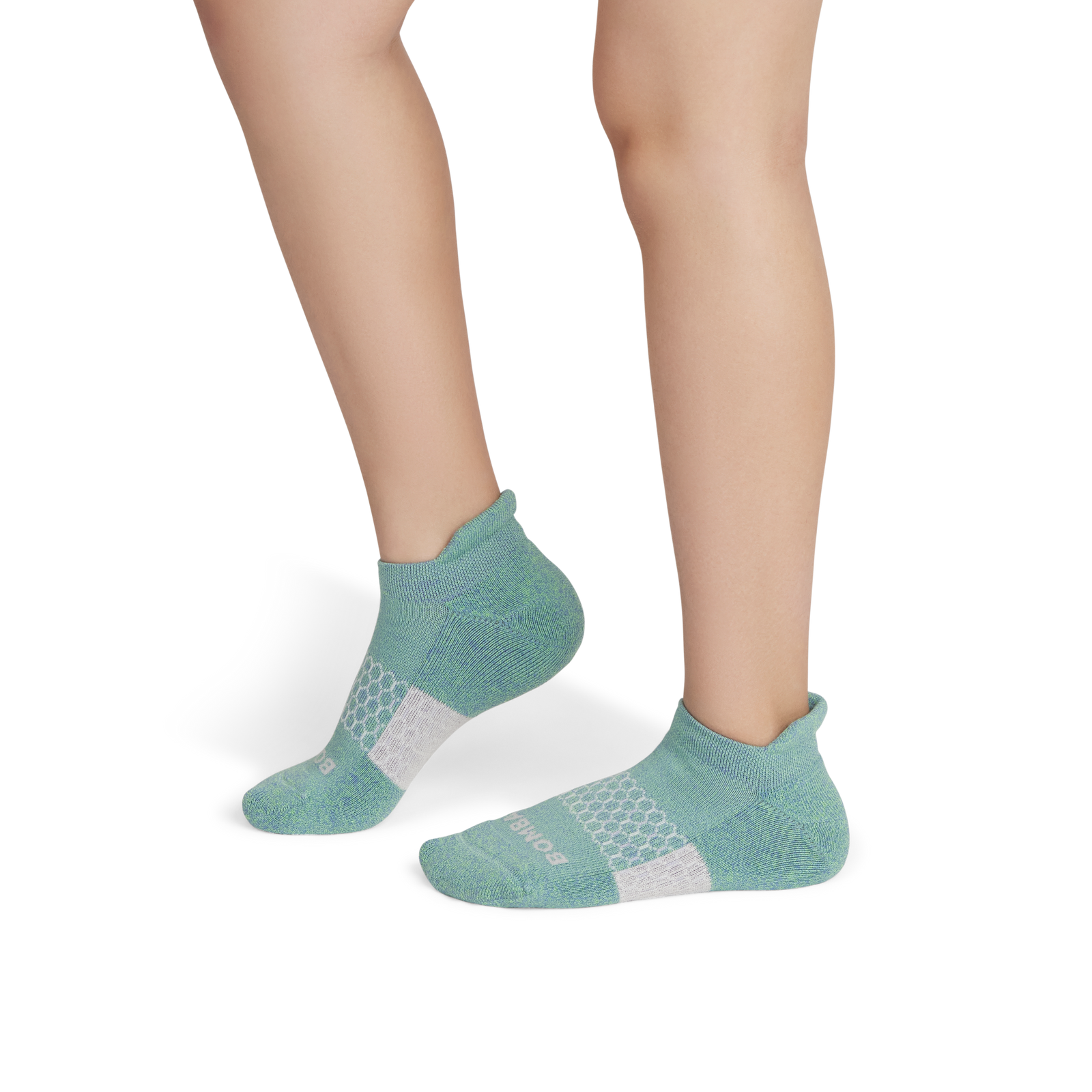 Marl Ankle Socks - Hydro Green / Peri Sky YO1 [6973]