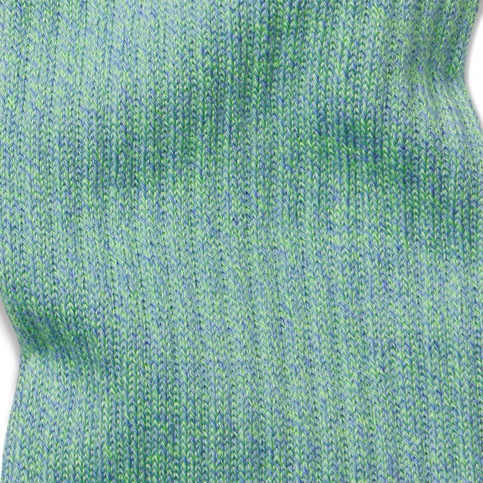 Youth Marl Calf Socks - Hydro Green / Peri Sky Detail [6975]