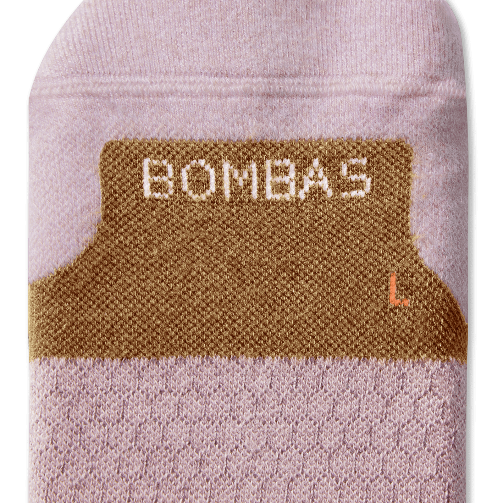 Running Calf Socks spanishrose-brownstone-detail-4-transparent