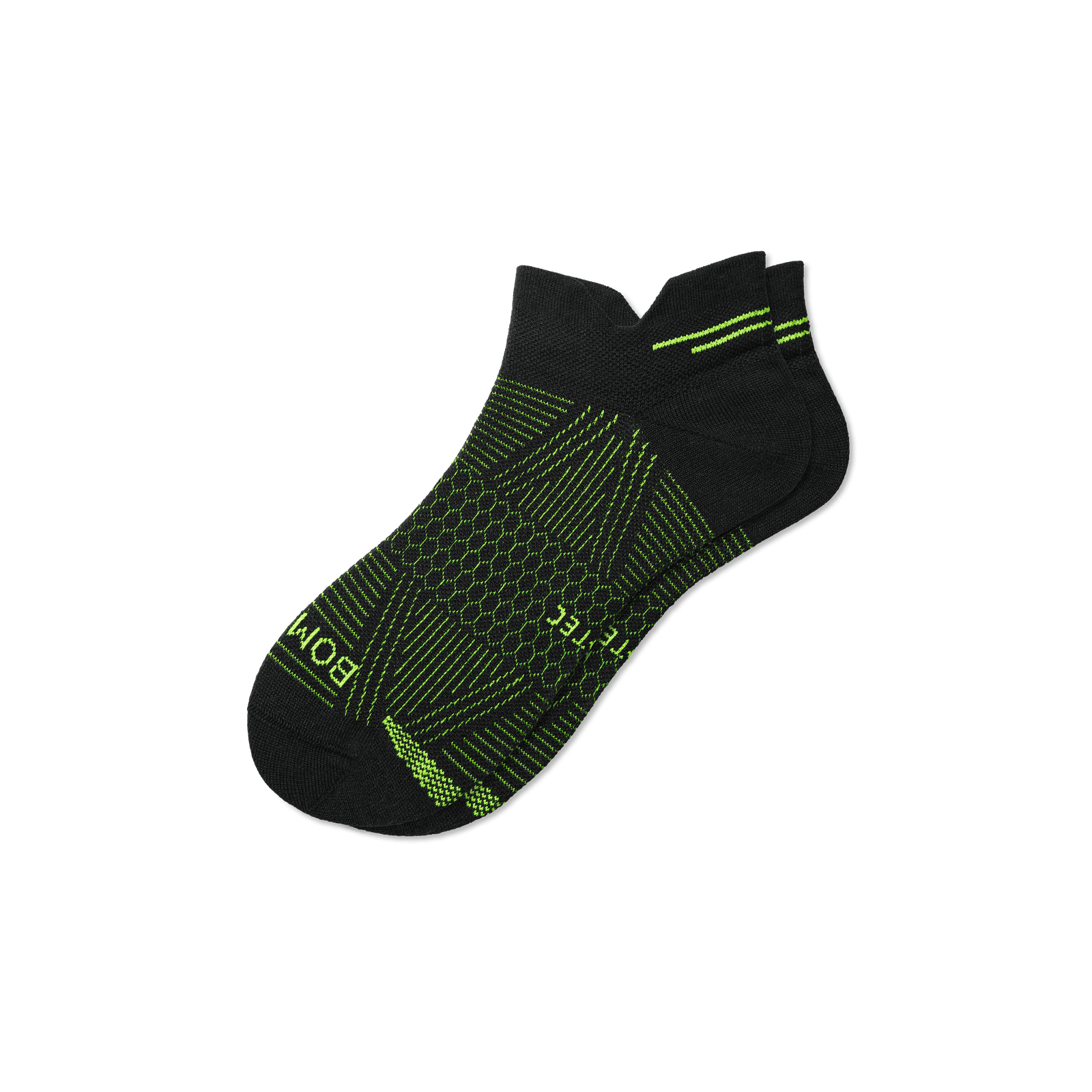 Lightweight Performance Ankle Socks black-neonyellow-layflat-1-transparent