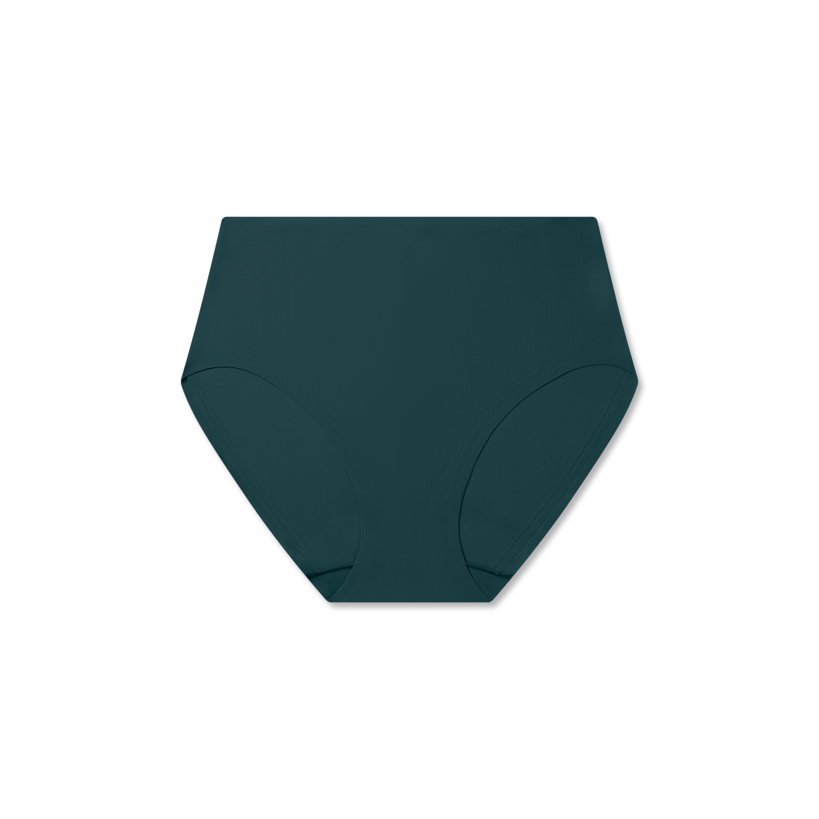 Women's No Show High Rise Brief - teal pine L [7197]