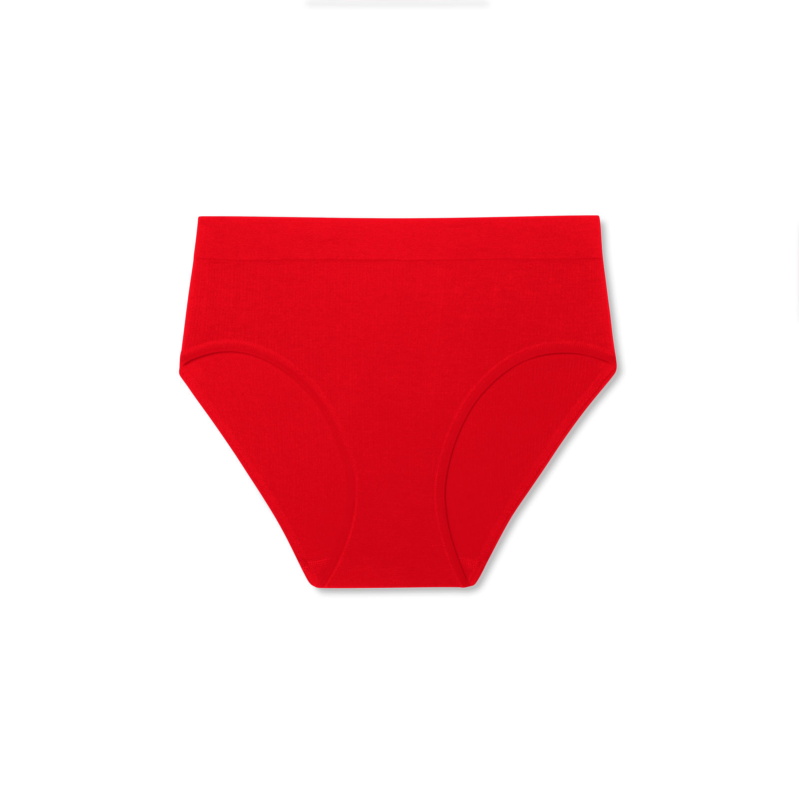 Women's Seamless High Rise Brief - Red Sky L Front [7718]