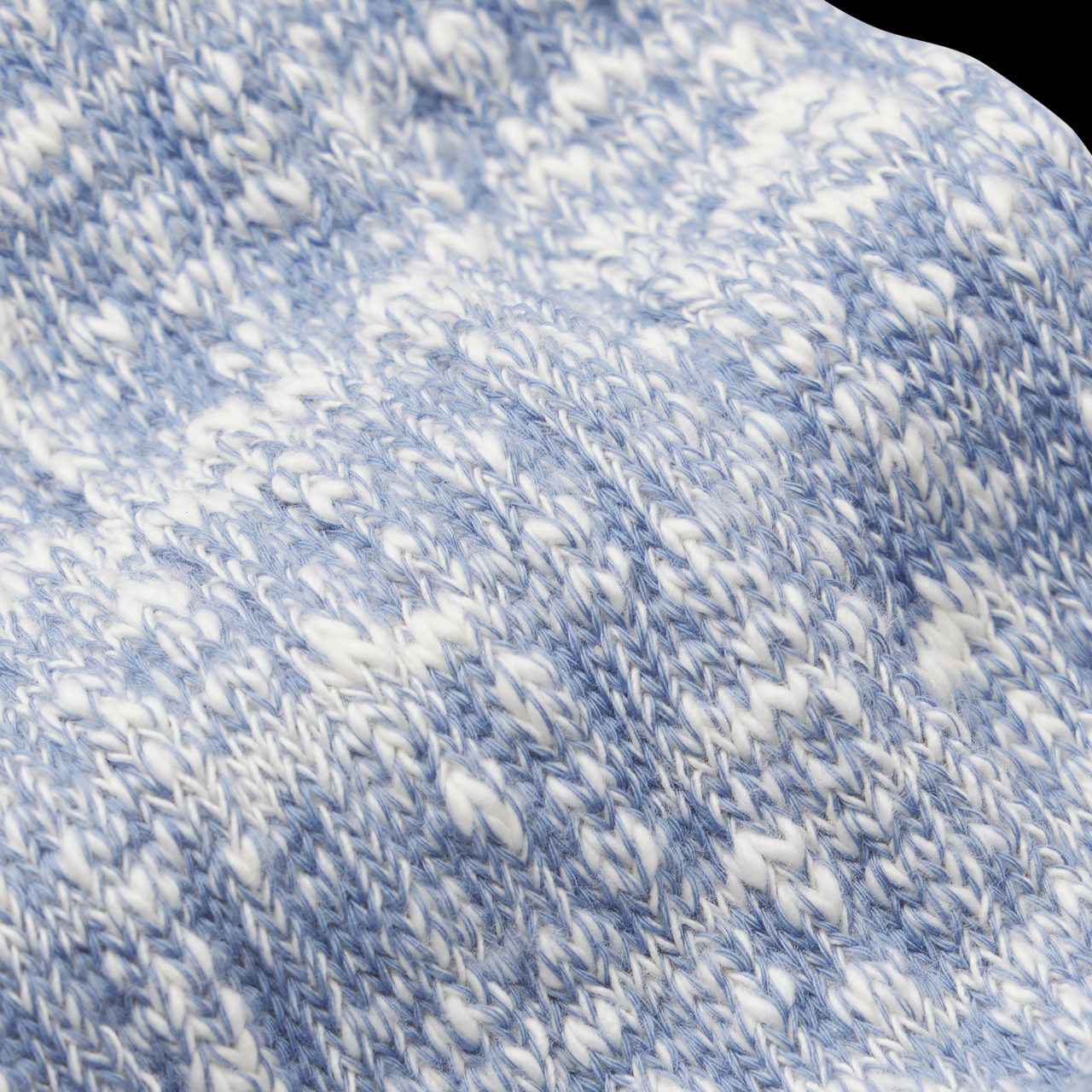 Chunky Ragg Half Calf Socks - blue smoke Detail [7811]