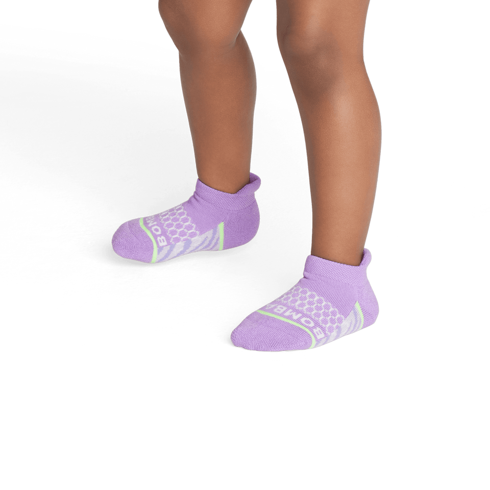 Wild Wear Ankle Socks - Violet Orchid Zebra TO1 [7822]