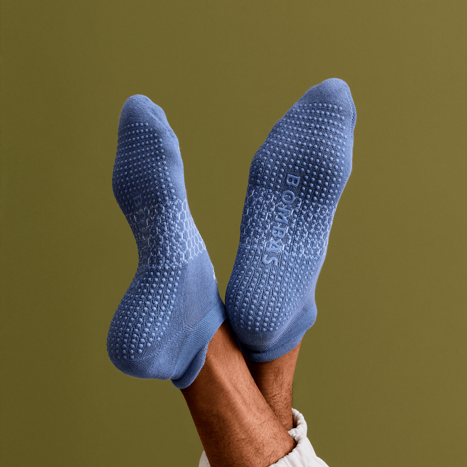 Gripper Ankle Socks - oyster blue [LIFESTYLE] [7880]