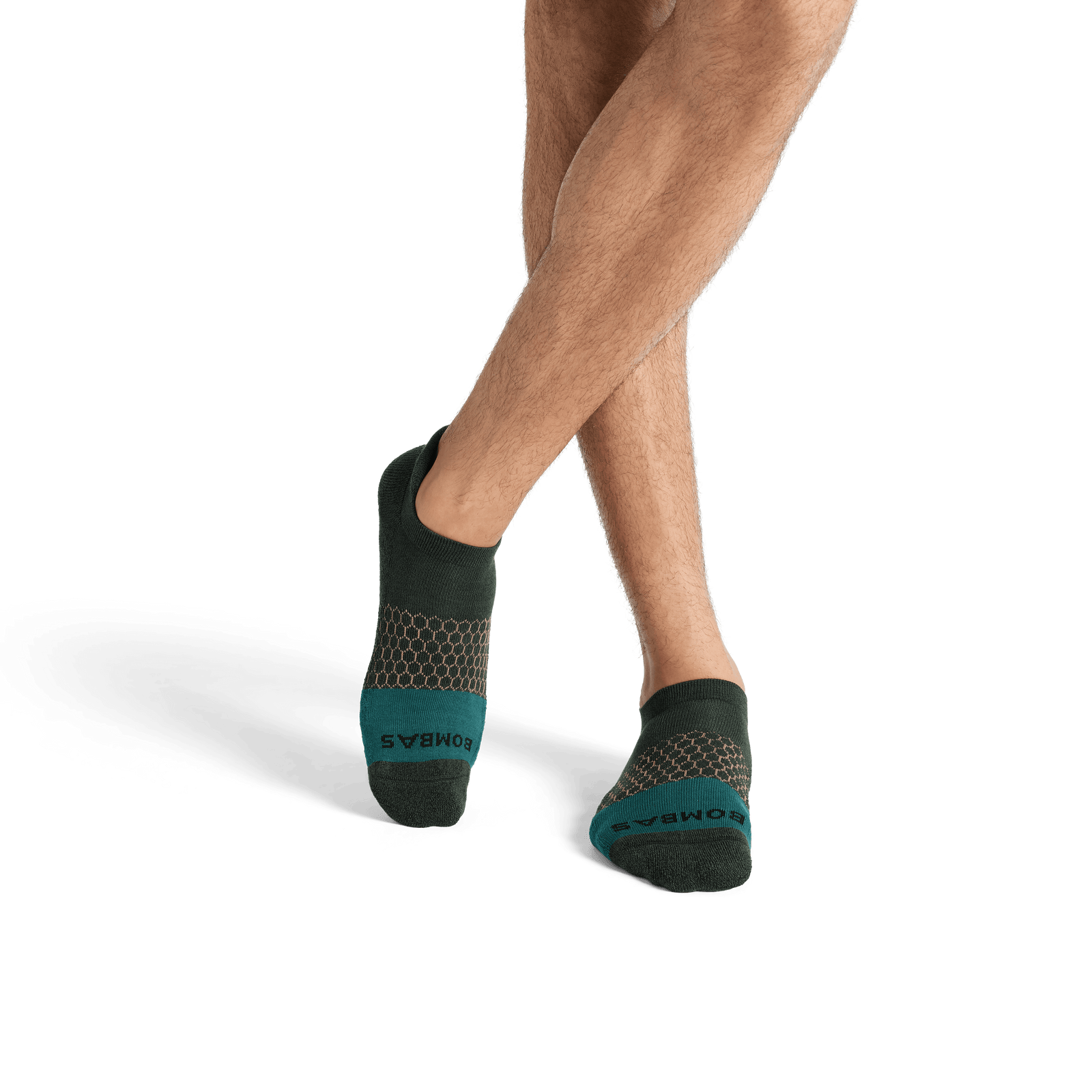 Marl Ankle Socks - Black / Midnight Olive MO1 [8101]