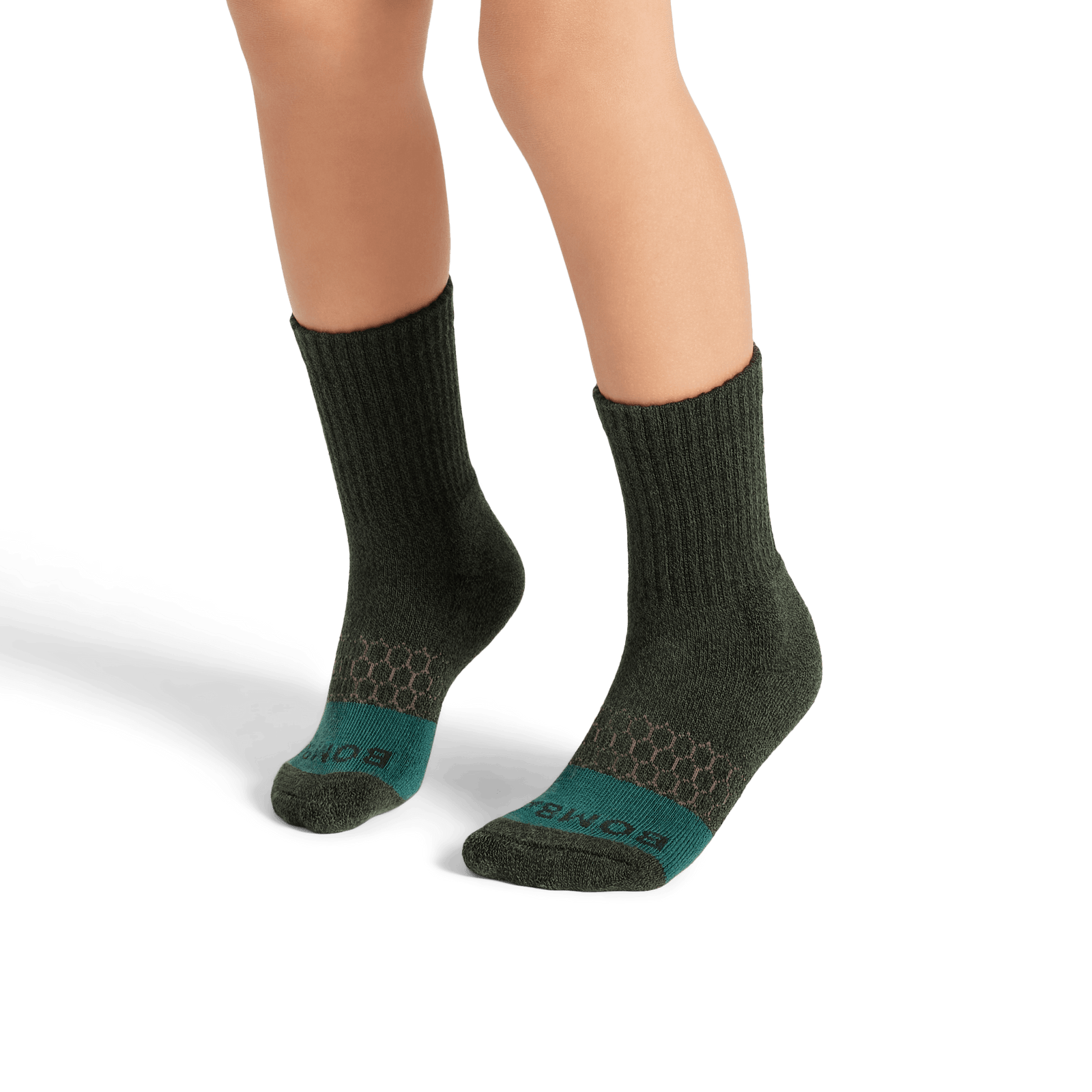 Marl Calf Socks - Black / Midnight Olive JO1 [8105]