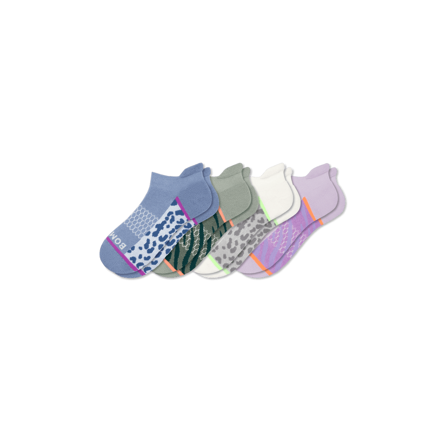 Youth Wild Wear Ankle Sock 4-Pack - Easy Multipack