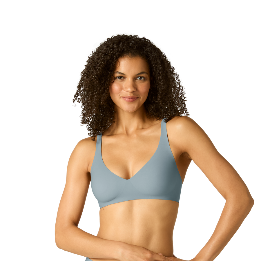 Women's No Show Plunge Bralette - Smooth Lounge Layer