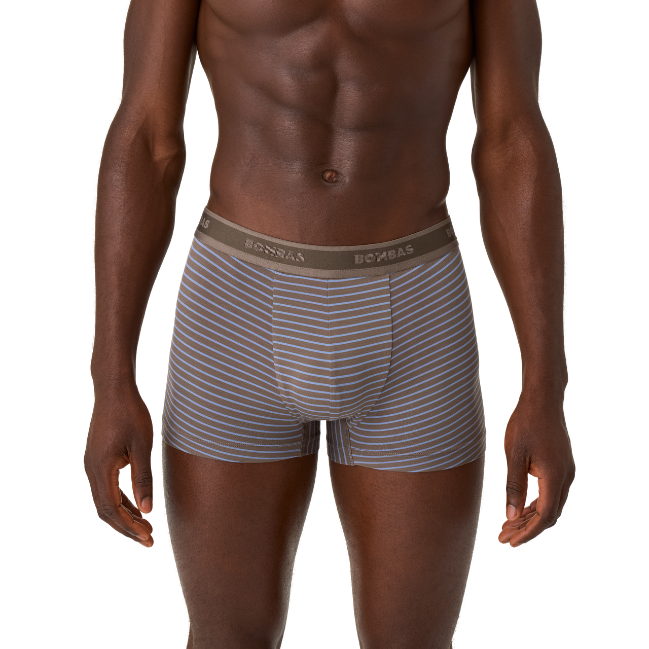 Men's Soft Flex Trunk - Mushroom Grey / Oyster Blue Stripe MO1 [8286]