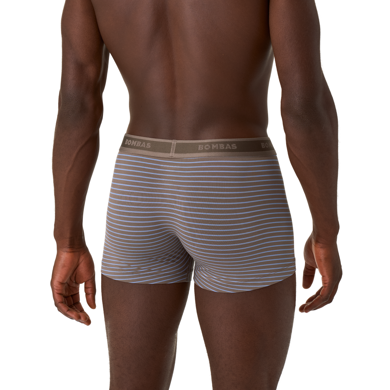 Men's Soft Flex Trunk - Mushroom Grey / Oyster Blue Stripe MO2 [8286]