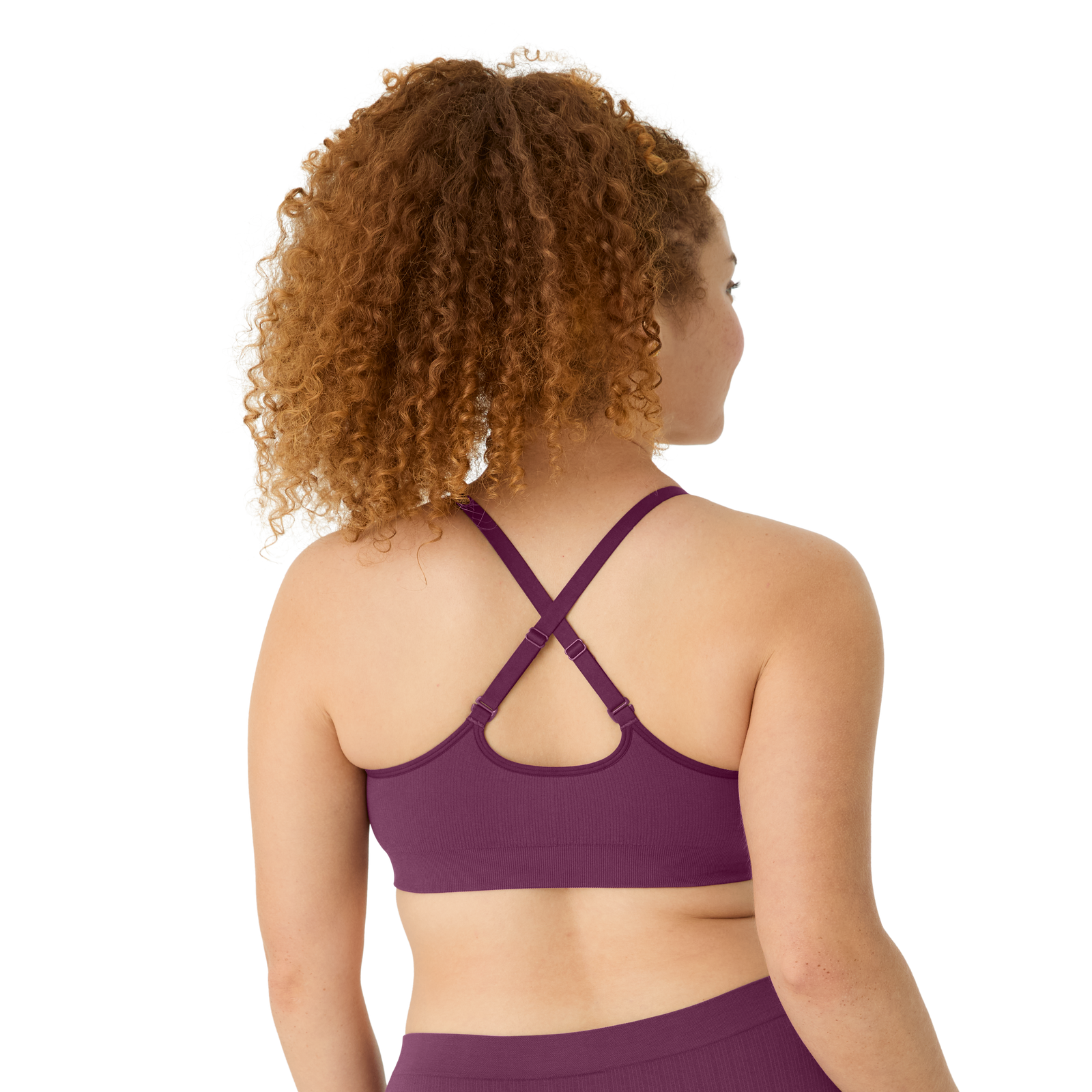 Women's Seamless Scoop Bralette - Plum Night WO3 [8343]