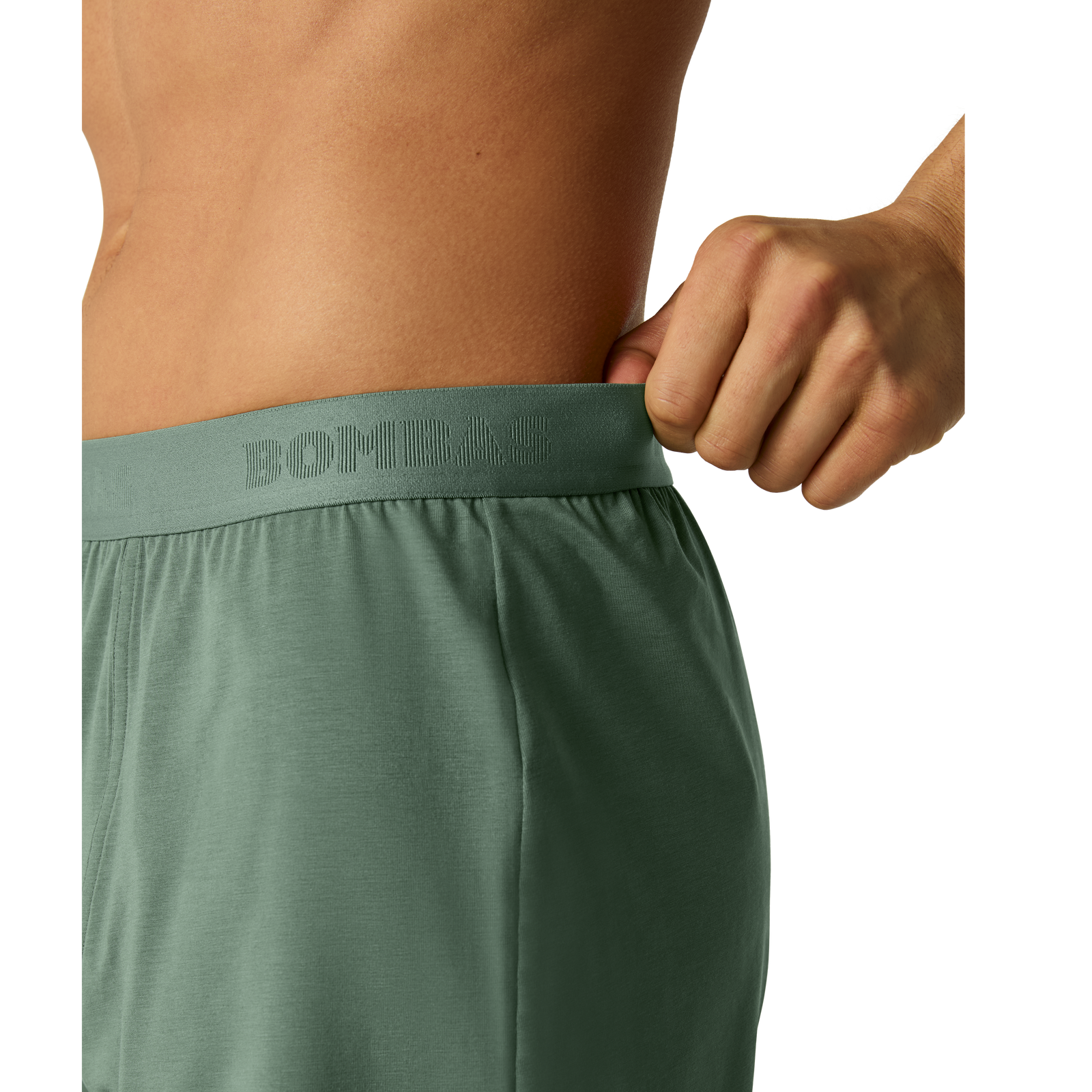 Cotton Modal Blend Boxer Brief - Dark Sage MO3 [8473]