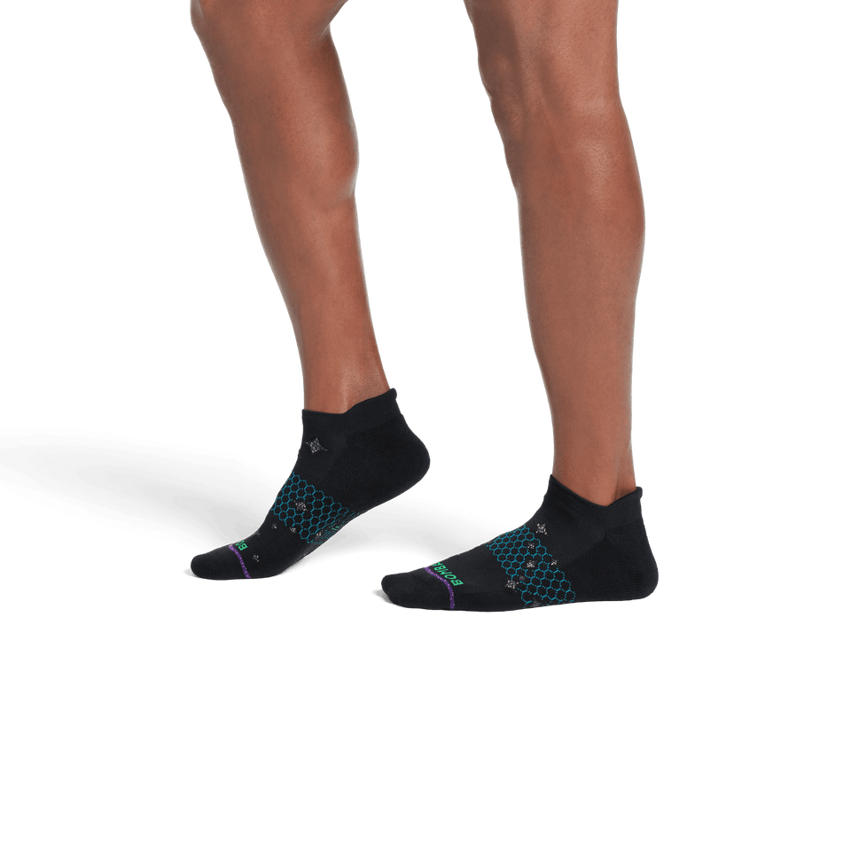 Wicked X Bombas Ankle Socks - Black MO2 [8502]